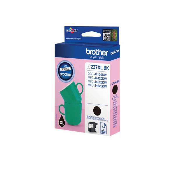 Brother LC227XLBK - Schwarz - Original - Tintenpatrone - für Brother DCP-J4120DW, MFC-J4420DW, MFC-J4620DW, MFC-J4625DW; Business Smart MFC-J4420DW