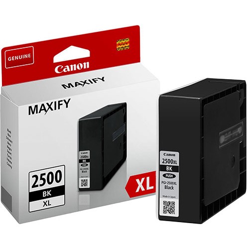 Canon PGI-2500XL BK - 70.9 ml - Schwarz - Original - Tintenbehälter - für MAXIFY iB4050, iB4150, MB5050, MB5150, MB5155, MB5350, MB5450, MB5455
