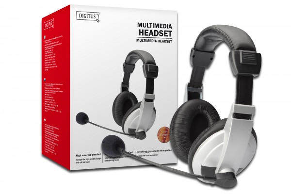 DIGITUS DA-12201 - Headset - ohrumschließend - kabelgebunden