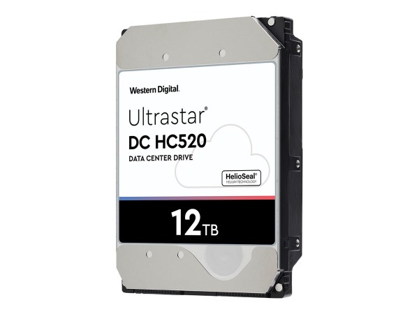 WD Ultrastar DC HC520 HUH721212ALE600 - Festplatte - 12 TB - intern - 3.5" (8.9 cm) - SATA 6Gb/s - 7200 rpm - Puffer: 256 MB