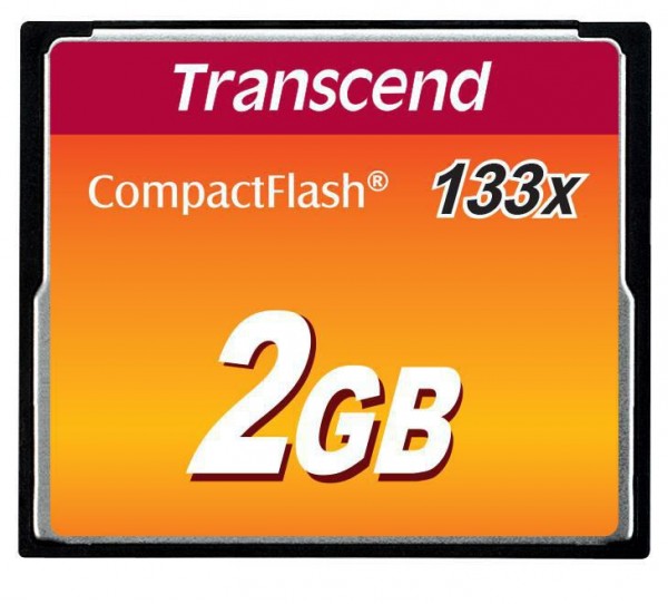 Transcend - Flash-Speicherkarte - 2 GB - 133x - CompactFlash