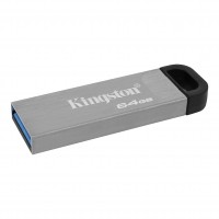 Kingston DataTraveler Kyson - USB-Stick - 64 GB USB Typ-A - 200 MB/s - Silber - DTKN/64GB