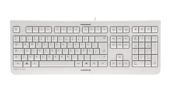 CHERRY KC 1000 - Tastatur - QWERTY - USA - Hellgrau