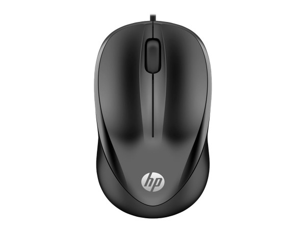 HP 1000 - Maus - rechts- und linkshändig - kabelgebunden - USB - Schwarz - für Victus by HP Laptop 16; Pavilion Plus Laptop 14; Pavilion x360 Laptop