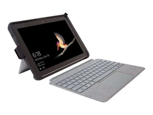 Kensington BlackBelt Rugged Case for Surface Go - Schutzhülle für Tablet - widerstandsfähig - Silikon, Polycarbonat, Thermoplastisches Polyurethan (TPU) - Schwarz - für Microsoft Surface Go, Go 2