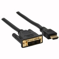 InLine - Adapterkabel - Single Link - HDMI männlich zu DVI-D männlich - 2 m - abgeschirmt - Schwarz