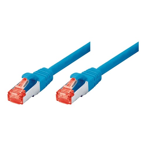 exertis Connect - Patch-Kabel - RJ-45 (M) zu RJ-45 (M) - 7.5 m - SSTP-Kabel - CAT 6 - halogenfrei - Blau