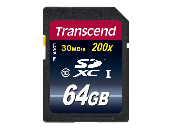 Transcend SD (Secure Digital) 64GB TS64GSDXC10 Premium Class 10 SDxC