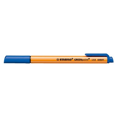 STABILO Feinschreiber GREENpoint 6088/41 0,8mm blau