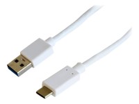 Helos - USB-Kabel - USB-C (M) zu USB Typ A (M) - USB 3.1 - 1 m - weiß