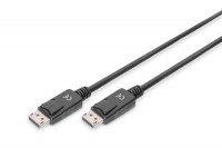 ASSMANN - DisplayPort-Kabel - DisplayPort (M) zu DisplayPort (M) - 1 m - geformt - Schwarz