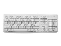 Logitech Tastatur K120 FOR BUSINESS Verkabelt 920-003626 Weiß