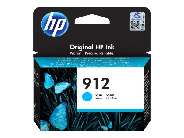 HP Tinte 3YL77AE#BGX 912 Cyan 315 Seiten 2,93 ml 1 Stück