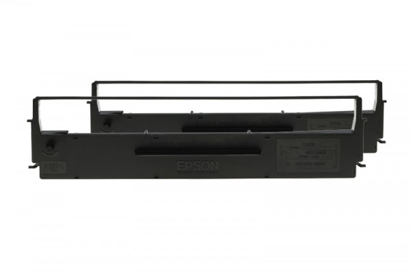 Epson Dualpack - Schwarz - Farbband - für LQ 300, 300+, 300+II, 350