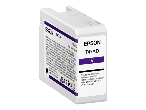 Epson T47AD - 50 ml - violett - original - Tintenpatrone - für SureColor SC-P900, SC-P900 Mirage Bundling