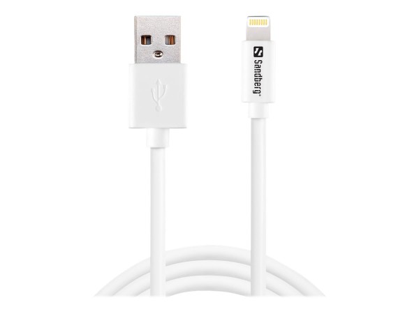 Sandberg - Lightning-Kabel - Lightning männlich zu USB männlich - 1 m - für Apple iPad/iPhone/iPod (Lightning)