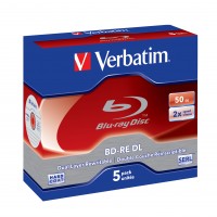Verbatim BD-RE Dual Layer 50GB 2x 43760 5er Jewel Case