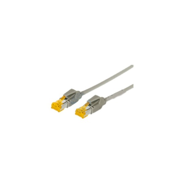 exertis Connect - Patch-Kabel - RJ-45 (M) zu RJ-45 (M) - 2 m - SFTP - CAT 6a - halogenfrei - Grau