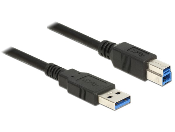 Delock USB-Kabel 9 pin USB Type A 9 pin USB Type B 85067 doppelt isoliert 1.50 m Schwarz