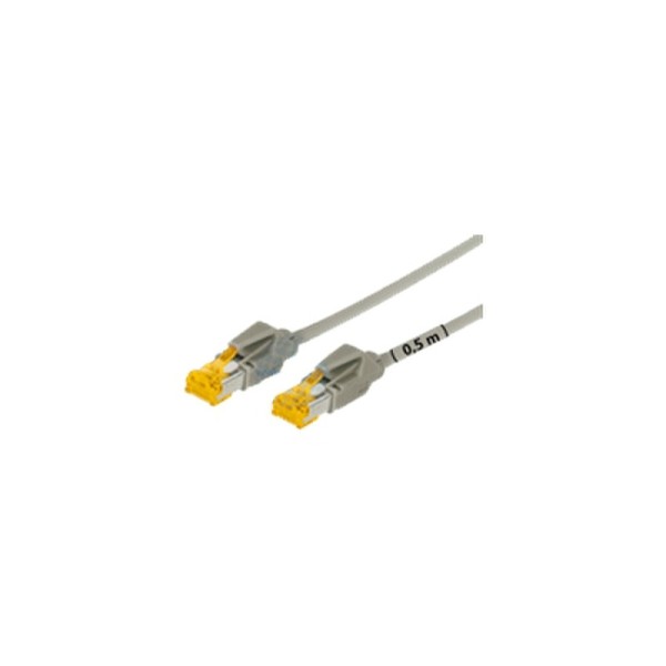 exertis Connect - Patch-Kabel - RJ-45 (M) zu RJ-45 (M) - 7.5 m - SFTP - CAT 6a - halogenfrei - Grau