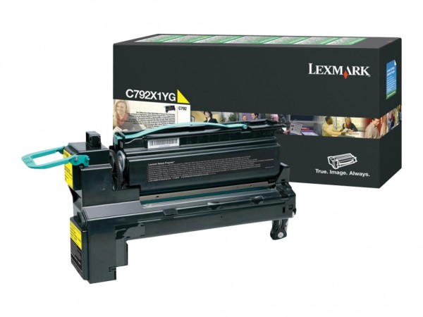 Lexmark Toner C792X1YG gelb 20.000 Seiten Große Füllmenge 1 Stück