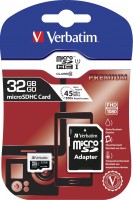 Verbatim - Flash-Speicherkarte - 32 GB (microSDHC/SD-Adapter inbegriffen) - 44083