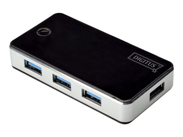 DIGITUS DA-70231 - Hub - 4 x SuperSpeed USB 3.0 - Desktop