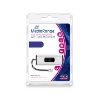 MediaRange SuperSpeed - USB-Flash-Laufwerk - 64 GB - USB 3.0 - Schwarz/Silber