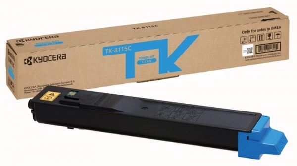 Kyocera TK 8115C - Cyan - Original - Tonerpatrone - für ECOSYS M8124cidn, M8124cidn/KL3, M8130cidn, M8130cidn/KL2, M8130cidn/KL3