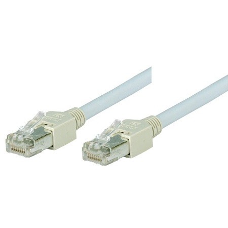 exertis Connect - Patch-Kabel - RJ-45 (M) zu RJ-45 (M) - 5 m - SF/UTP - CAT 5e - halogenfrei - Grau