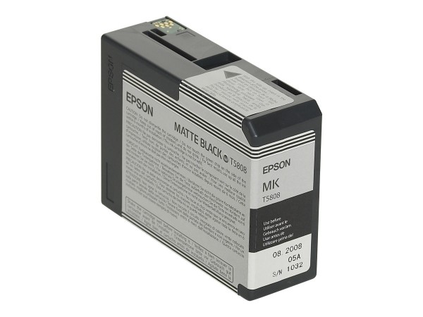 Epson Tinte C13T580800 T5808 mattschwarz 80 ml 1 Stück
