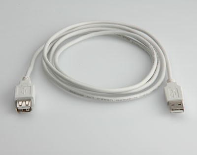 VALUE - USB-Verlängerungskabel - USB (W) zu USB (M) - USB 2.0 - 80 cm - weiß
