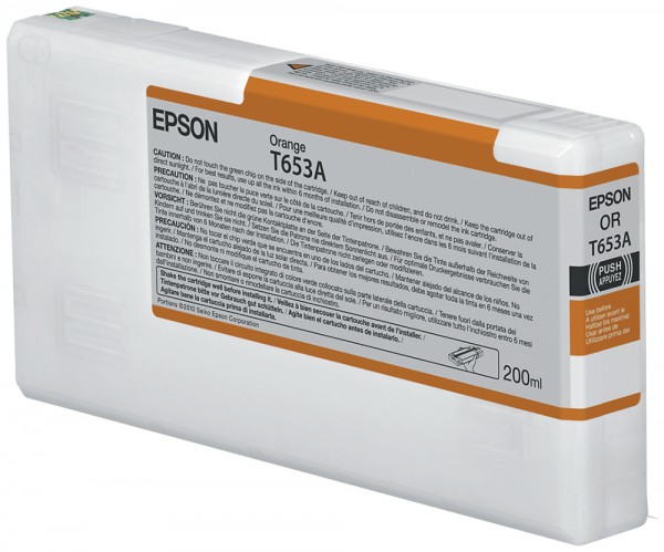 Epson Tinte C13T653A00 T653A orange 200 ml 1 Stück