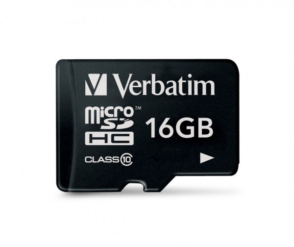 Verbatim - Flash-Speicherkarte - 16 GB - Class 10 - microSDHC
