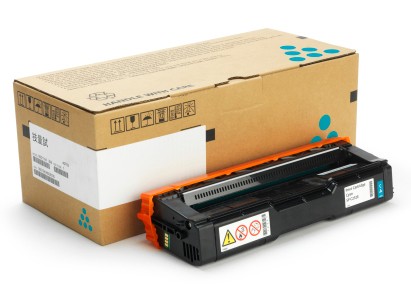 Ricoh Toner 407717 Cyan 6000 Seiten Große Füllmenge 1 Stück