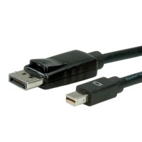 Roline - DisplayPort-Kabel - DisplayPort (M) zu Mini DisplayPort (M) - 3 m - Schwarz