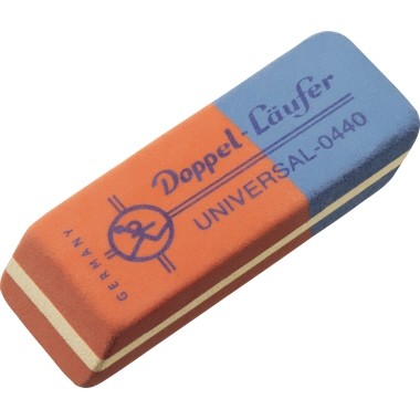 LÄUFER Doppelradierer Universal 04400 f. Blei- Farbkopierst.+Tinte