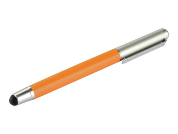 4smarts 2play Stylus Pen 2in1 - Stift/Kugelschreiber für Handy, Tablet - Schwarz