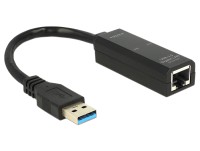 DeLock Adapter USB 3.0 > Gigabit LAN 10/100/1000 Mb/s - Netzwerkadapter - USB 3.0 - Gigabit Ethernet