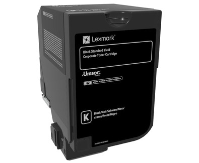 Lexmark Toner 74C2SKE Schwarz 7.000 Seiten 1 Stück