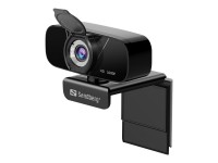 Sandberg USB Chat Webcam 1080P HD - Webcam - Farbe - 2 MP - 1920 x 1080 - 1080p - Audio - USB 2.0 - MJPEG, H.264, YUV