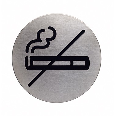 DURABLE Piktogramm PICTO 491123 Nicht Rauchen 83mm Aluminium