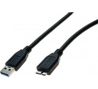 exertis Connect - USB-Kabel - USB Typ A (M) zu Micro-USB Typ B (M) - USB 3.0 - 1.8 m - Schwarz