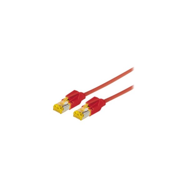 exertis Connect - Patch-Kabel - RJ-45 (M) zu RJ-45 (M) - 3 m - SFTP - CAT 6a - halogenfrei - Rot