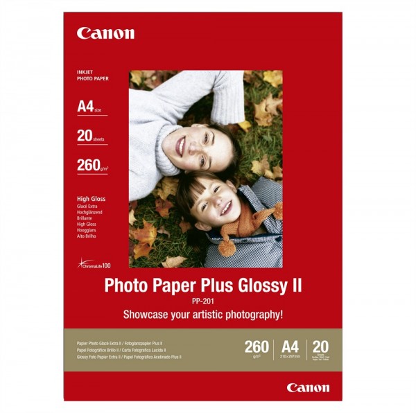 Canon Fotopapier 2311B019 DIN A4 260 g/m² glänzend PP-201 20 Blatt