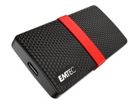 EMTEC SSD Power Plus X200 - SSD - 128 GB - extern (tragbar) - USB 3.1 Gen 1 (USB-C Steckverbinder)
