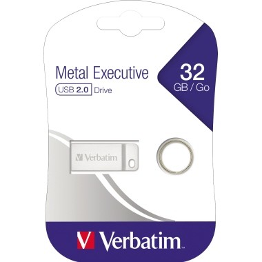 Verbatim USB-Stick Metal Executive 98749 USB 2.0 32GB silber