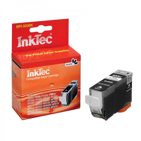 InkTec Tinte kompatibel zu Canon 0628B001 PGI-5 BK schwarz 800 Seiten 26 ml pigmentiert 1 Stück