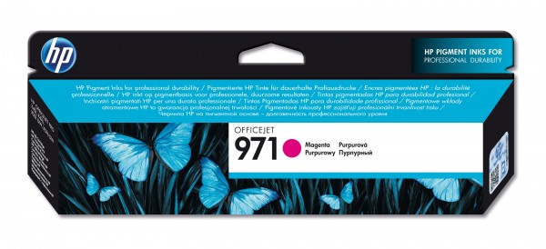 HP 971 - Magenta - Original - Tintenpatrone - für Officejet Pro X451dn, X451dw, X476dn MFP, X476dw MFP, X551dw, X576dw MFP