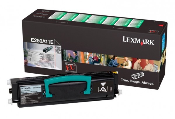 Lexmark Toner E250A11E schwarz 3.500 Seiten 1 Stück